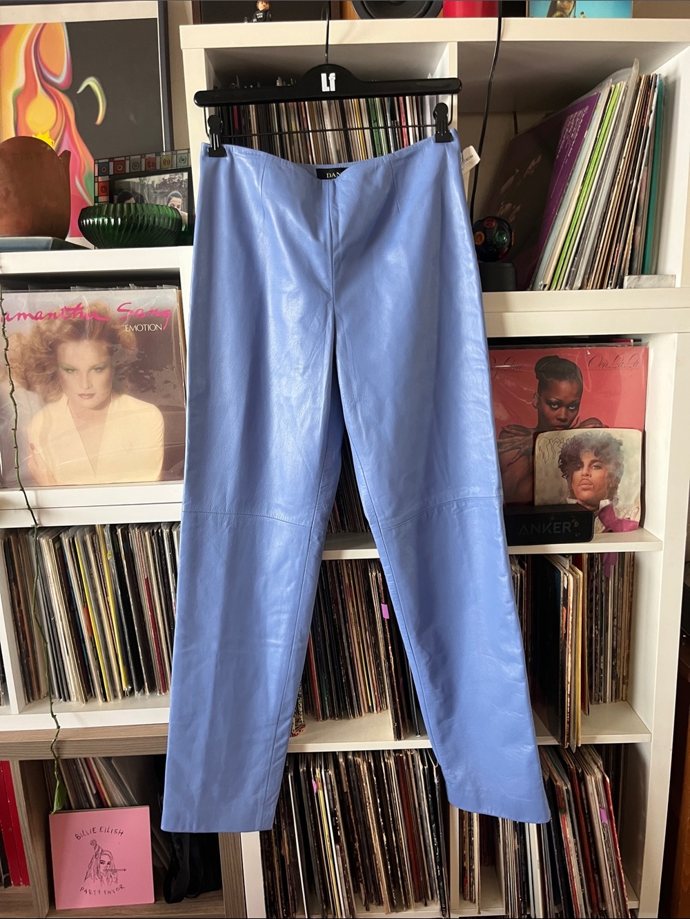 Vintage Lavander genuine leather Trouser - NWT
